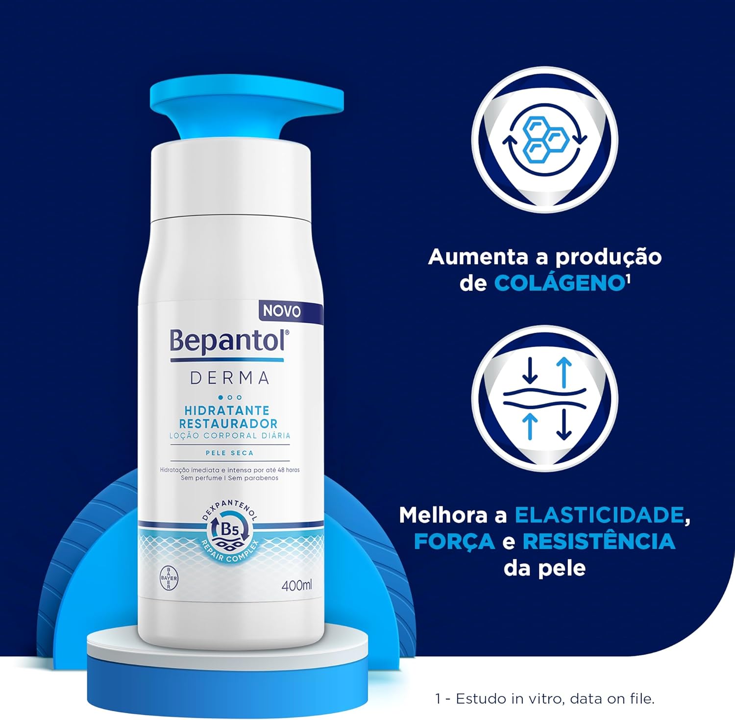 Creme Bepantol Derma 400ml, Pro Vitamina B5, Niacinamida - Imagem 3