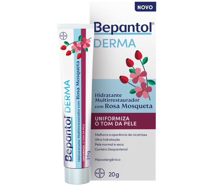 Bepantol Derma Rosa Mosqueta, 20g, Hidratante Uniformizante